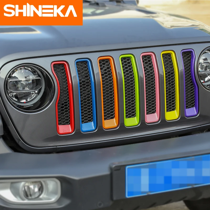 SHINEKA ABS Автомобильная внешняя передняя фара и гонки Передняя решетка