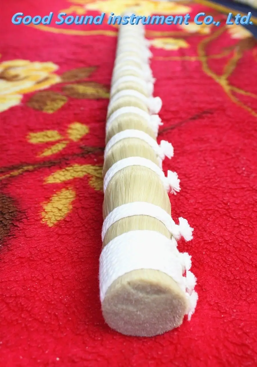 

1000g AAA violin viola cello Mongolia natural white bow hair horse tail 90cm