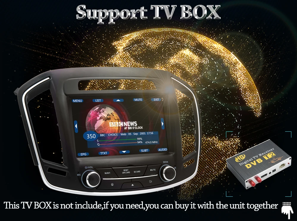 Owtosin Восьмиядерный Android 9,0 Автомобильный DVD Радио для Buick Regal Vauxhall Insignia/Opel Insignia Автомобильный gps навигатор