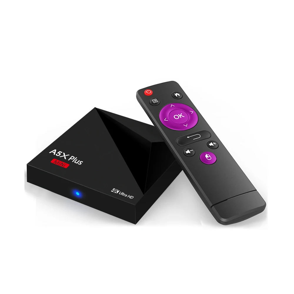 Rockchip RK3328 4 ядра A5X плюс Мини Android 7.1 ТВ коробке 2 ГБ + 16 телеприставку К mini PC Box