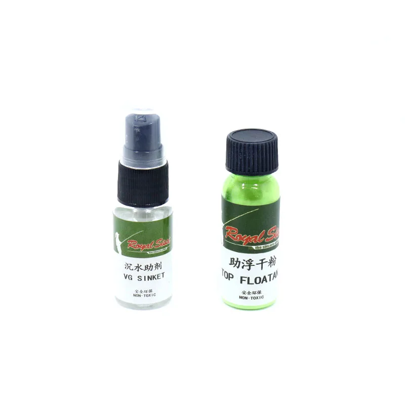 PERSUADER 2 бутылки floatant порошок& sinket добавка на силиконовой основе комбо мух завязывание химический плавающий порошок& wetfly Тонущая жидкость