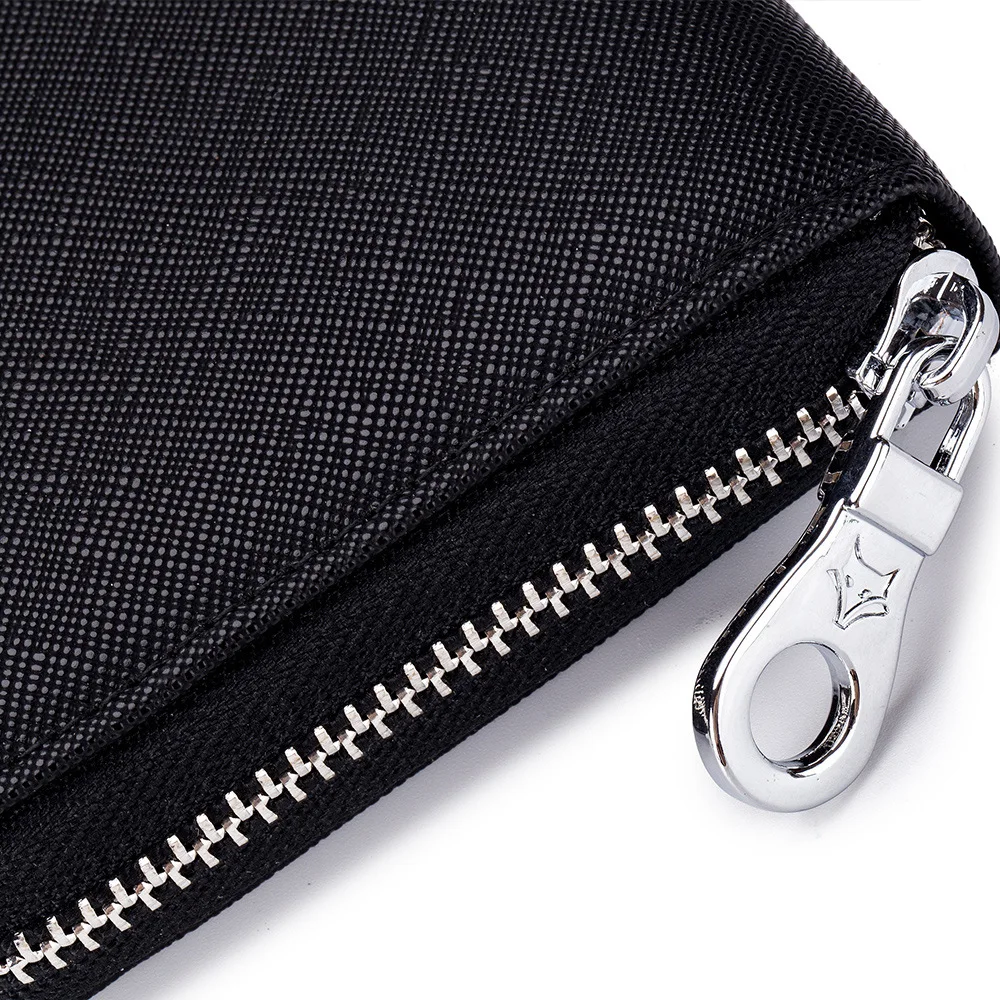 SOUTH GOOSE Men Wallet PU Leather Classic Long Clutch Wallets Male Large Capacity Credit Card Holder Women Travel Passport Purse