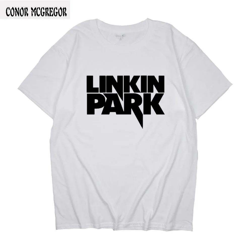 2018 летняя модная мужская футболка Lincoln LINKIN Park хлопок Linkin брендовая одежда