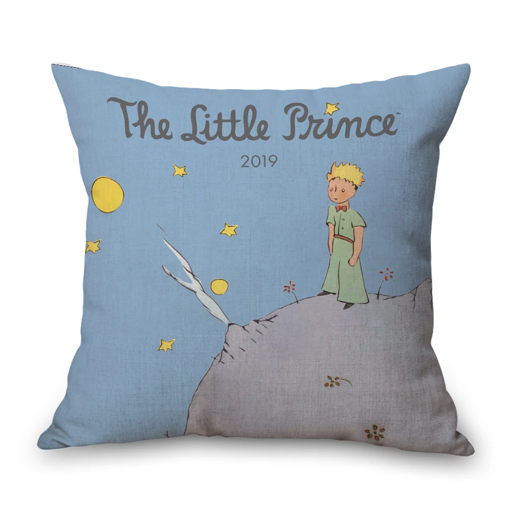 Прозрачный Le Petit Prince фантастика шеи наволочки для подушек постельное белье подушки для путешествий Чехол для дивана сиденья подушечка диванная подушка украшение дома подарок - Цвет: Прозрачный