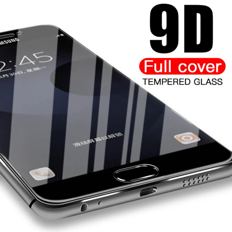 Закаленное стекло 9D для Samsung Galaxy A10 A20 A30 A40 A50 A60 A70 A80 Защитное экрана 10 20 30 40
