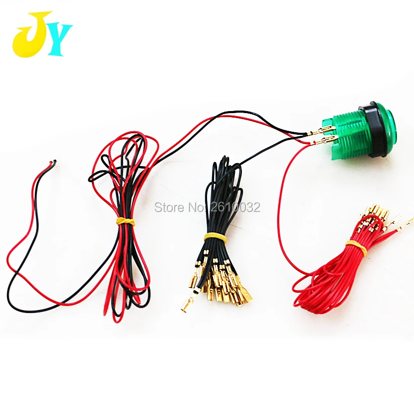 Набор аркадных шкафов DIY 2 проигрывателя с 5V светодиодный джойстик 8 способов USB