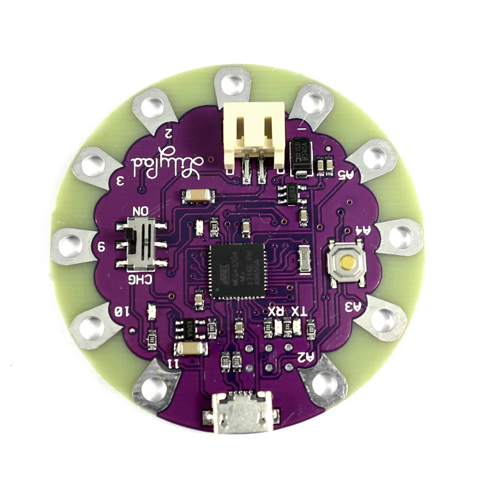 KJ349 ATmega32U4 плата LilyPad для ARDUINO USB микроконтроллер макетная | Электроника