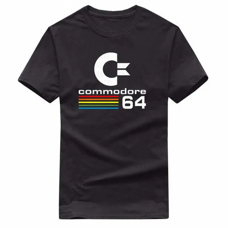 2018 летние Commodore 64 Футболки C64 SID Amiga Ретро 8-bit ультра классный дизайн винил футболка