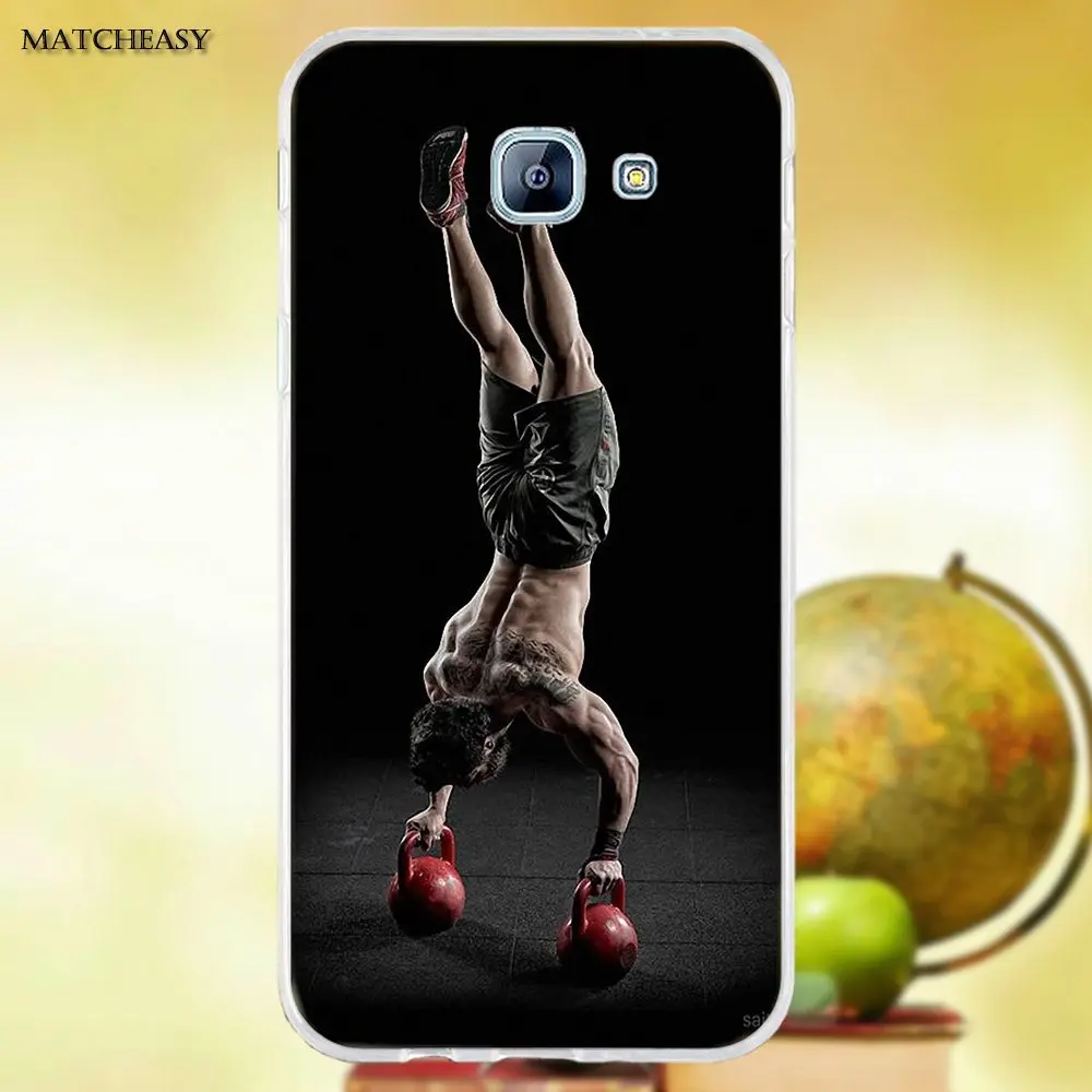 Мягкий TPU мобильный телефон чехлы для Samsung Galaxy A3 A5 A7 J1 J2 J3 J5 J7 2015 2016 2017 Бодибилдинг