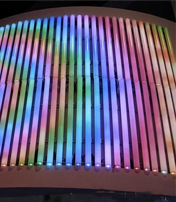 Лучшая цена светодиодная цифровая трубка 24 В DMX512 полноцветная для телефона 12