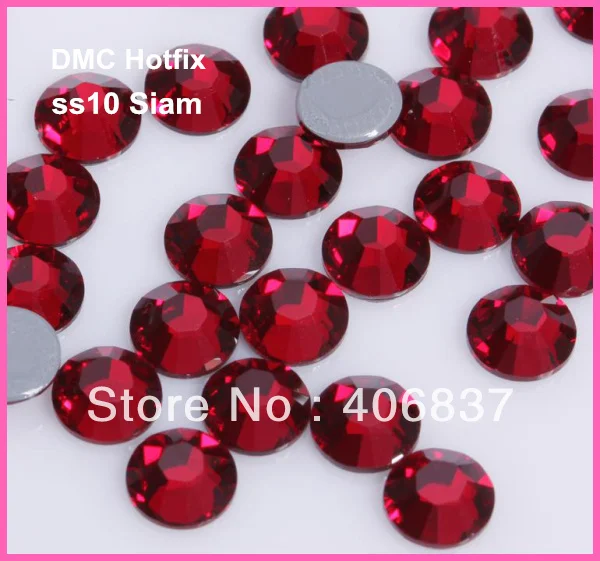 Бесплатная доставка! 1440 шт./лот ss10 (2 7 2 9 мм) Высокое качество DMC Siam Стразы/стразы