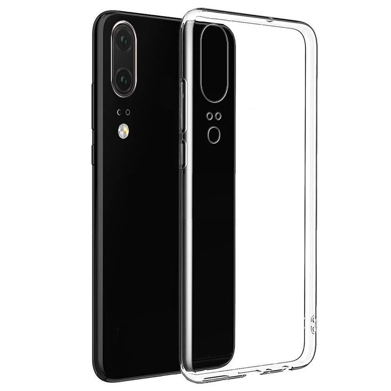 Полноразмерный защитный чехол для Huawei P20 прозрачный индивидуальный мягкий