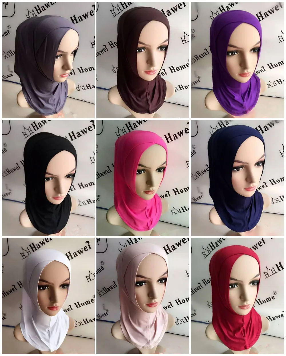 Модные женские хлопковые головные уборы мусульманские | Тематическая одежда и