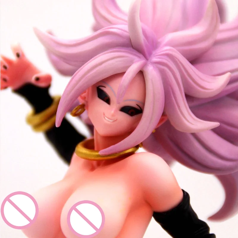 18 см Dragon Ball Z Android 21 оригинальная фигура трансформирует голая сексуальная девушка Смола GK Модель Коллекция аниме фигурка