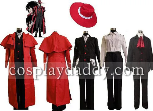 Хеллсинг Алукард косплей костюм набор вампир Хантер | Тематическая одежда и