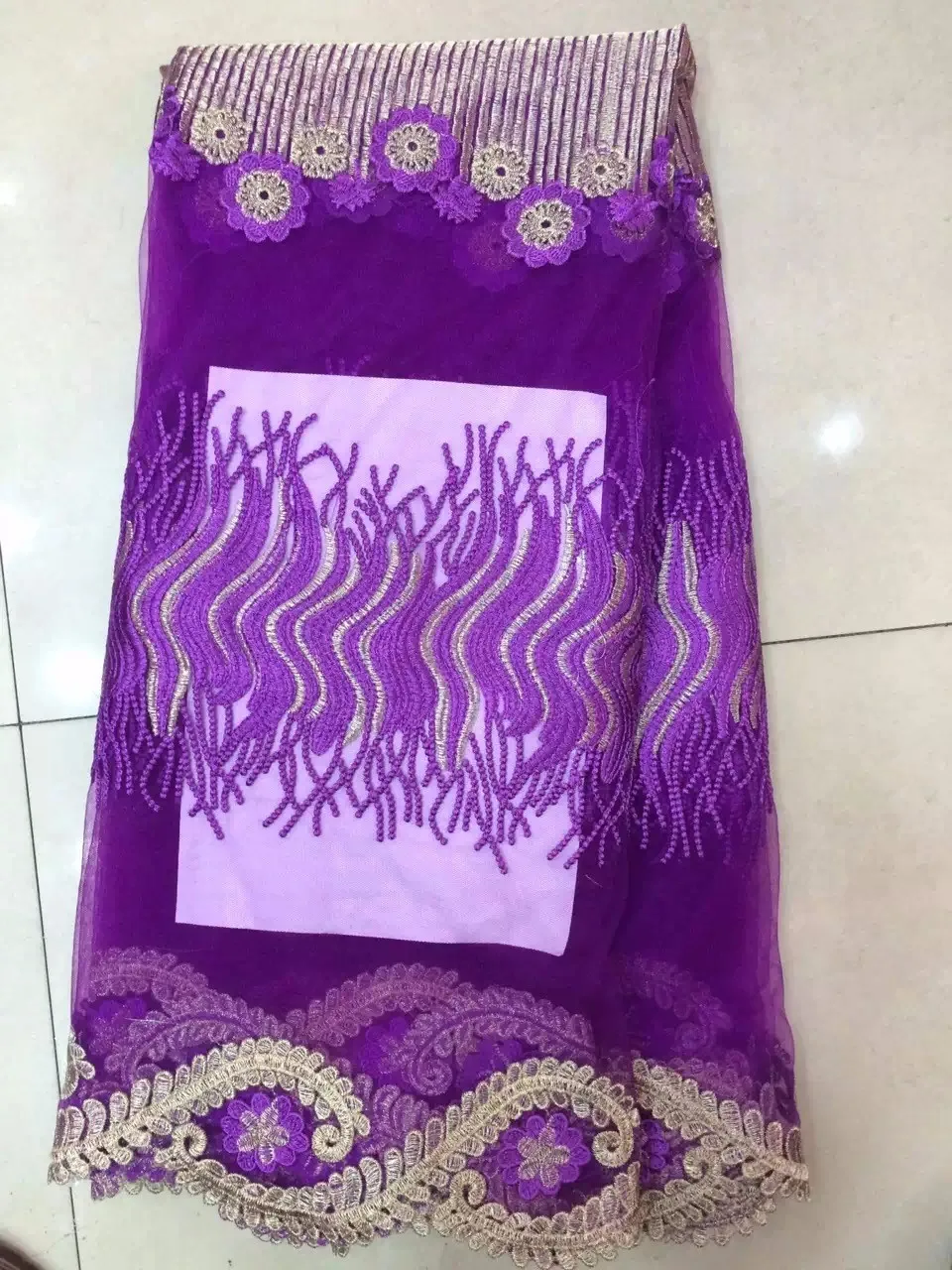 New interlock lace african swiss voile 5yards yellow Top Quality French Lace net fabric With embroidery For women | Дом и сад
