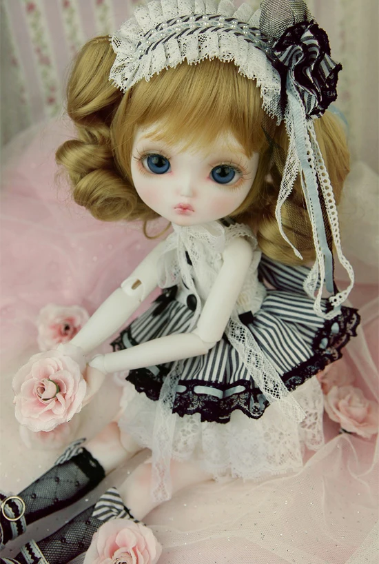 Бесплатная доставка HeHeBJD 1/4 bjd Clarice с большой головкой милая и очаровательная.|toy