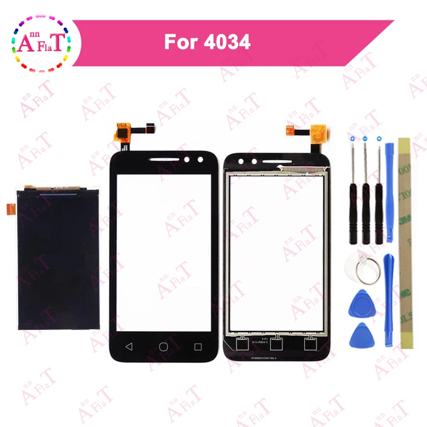 3 5 ''для Alcatel One Touch OT4034 ЖК-дисплей экран + сенсорный дигитайзер черный с