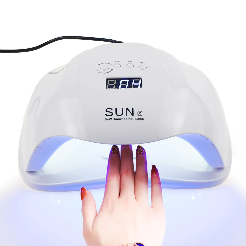 УФ-лампа Oakmoss SUNX 54 Вт 36 светодиодов светодиодная лампа для ногтей сушилка всех