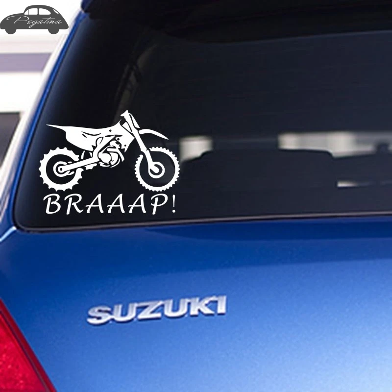 BRAAAP наклейка для мотокросса мотоциклетные плакаты виниловые наклейки на стены