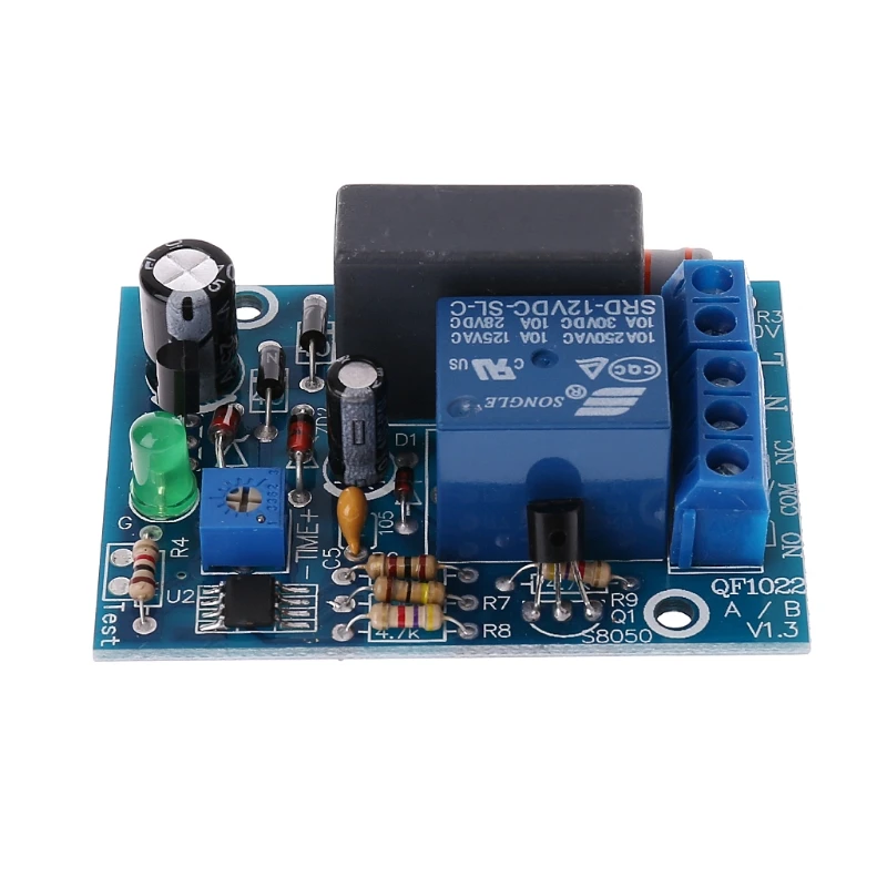 Переменный ток 220 В регулируемый таймер переключатель задержки включения/выключения реле времени модуль