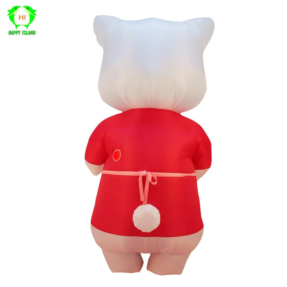 Женский карнавальный костюм Kawaii с милым розовым котенком Китти для Хэллоуина и