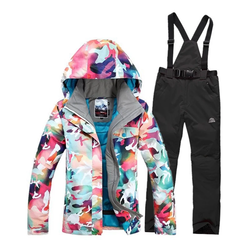 Новинка 2017 года женская зимняя теплая хлопковая водонепроницаемая