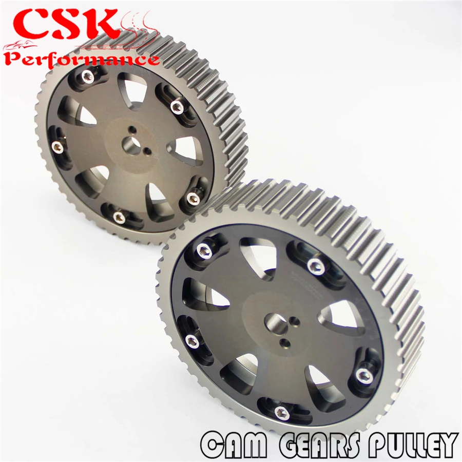 Комплект шкива для Mitsubishi Lancer EVO 1 9 ECLIPSE DSM 4G63 серого цвета 2 шт.|cam gears|pulley kitcam gears pulley |