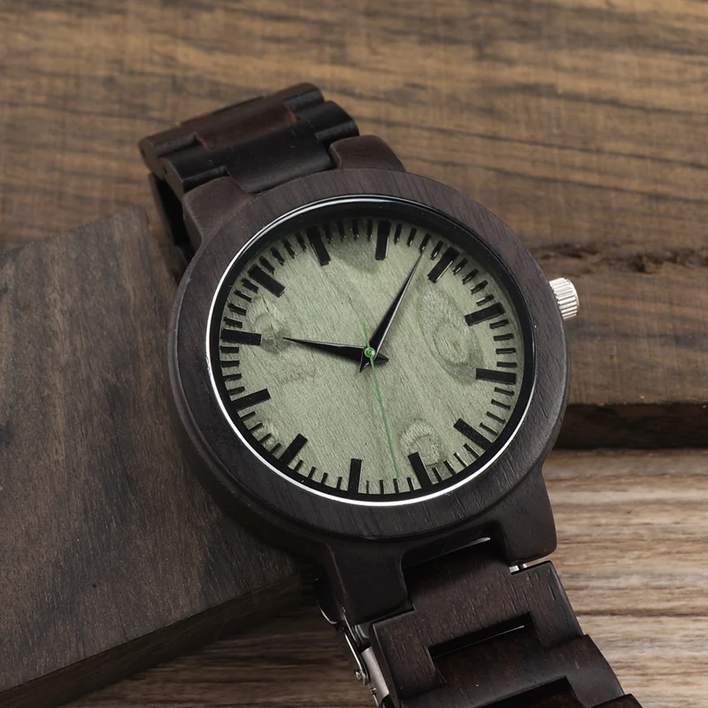 Часы BOBOBIRD C30 из черного дерева для мужских часов топовые брендовые Роскошные