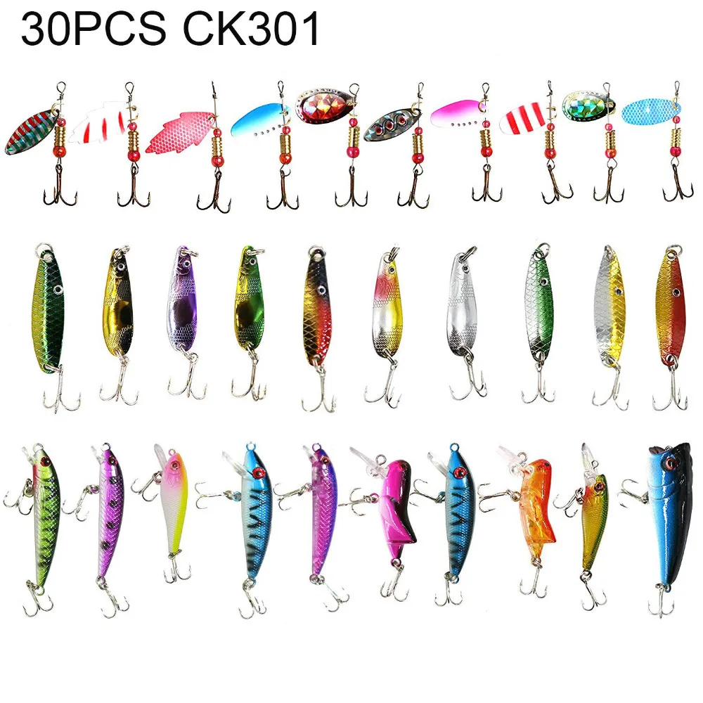 Набор рыболовных приманок EASY CATCH блесны пластиковые кренкбейты блесна