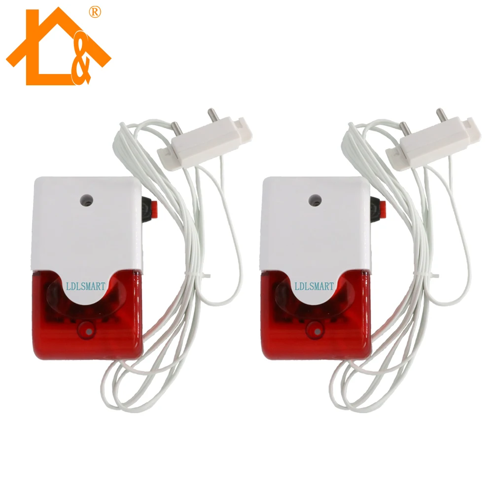 Home Security 120dB Sound and Light Water Leakage Sensor Alarm ABS Independent leak Detector | Безопасность и защита