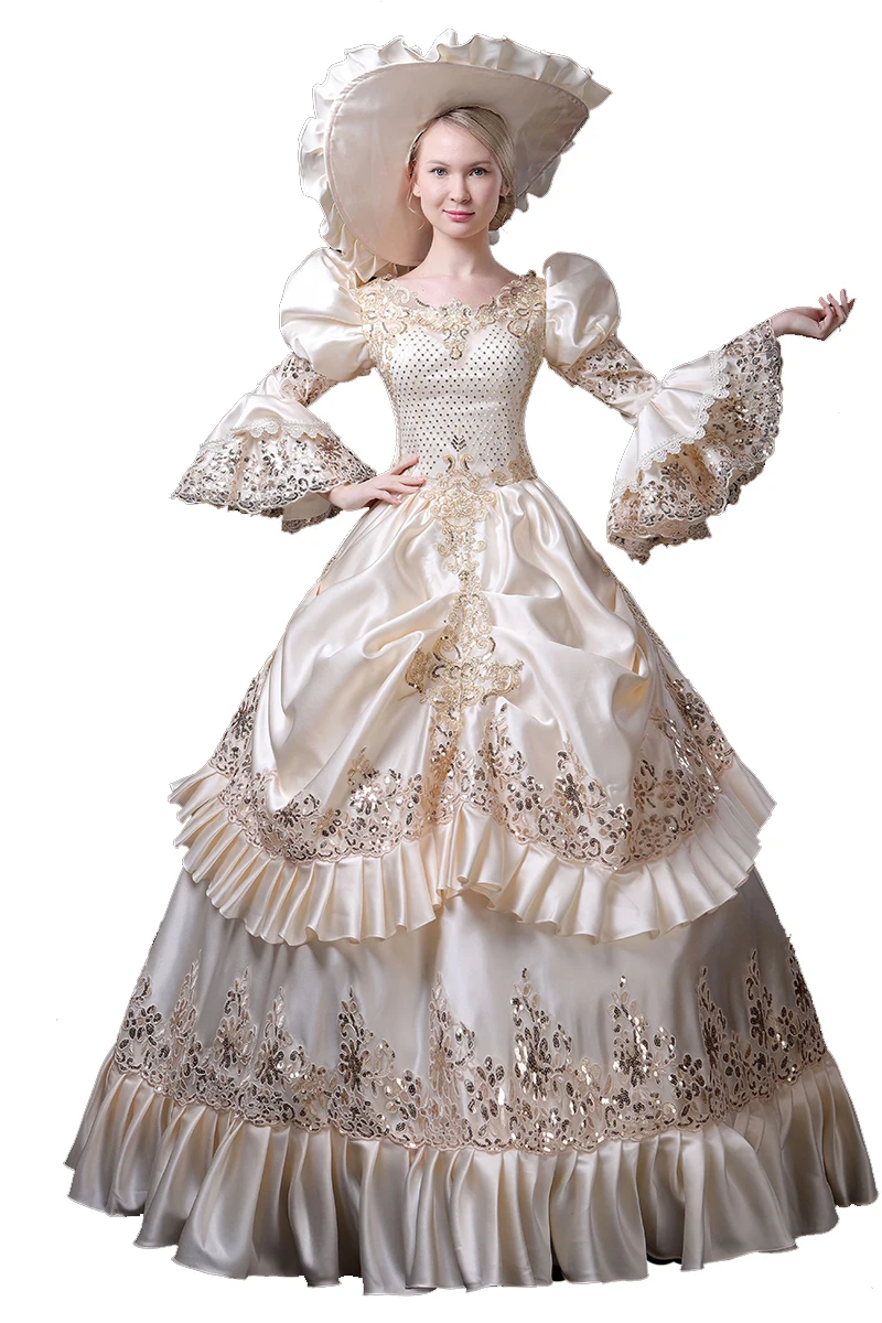 Высококачественное бальное платье с надписью Court Rococo в стиле барокко Мария