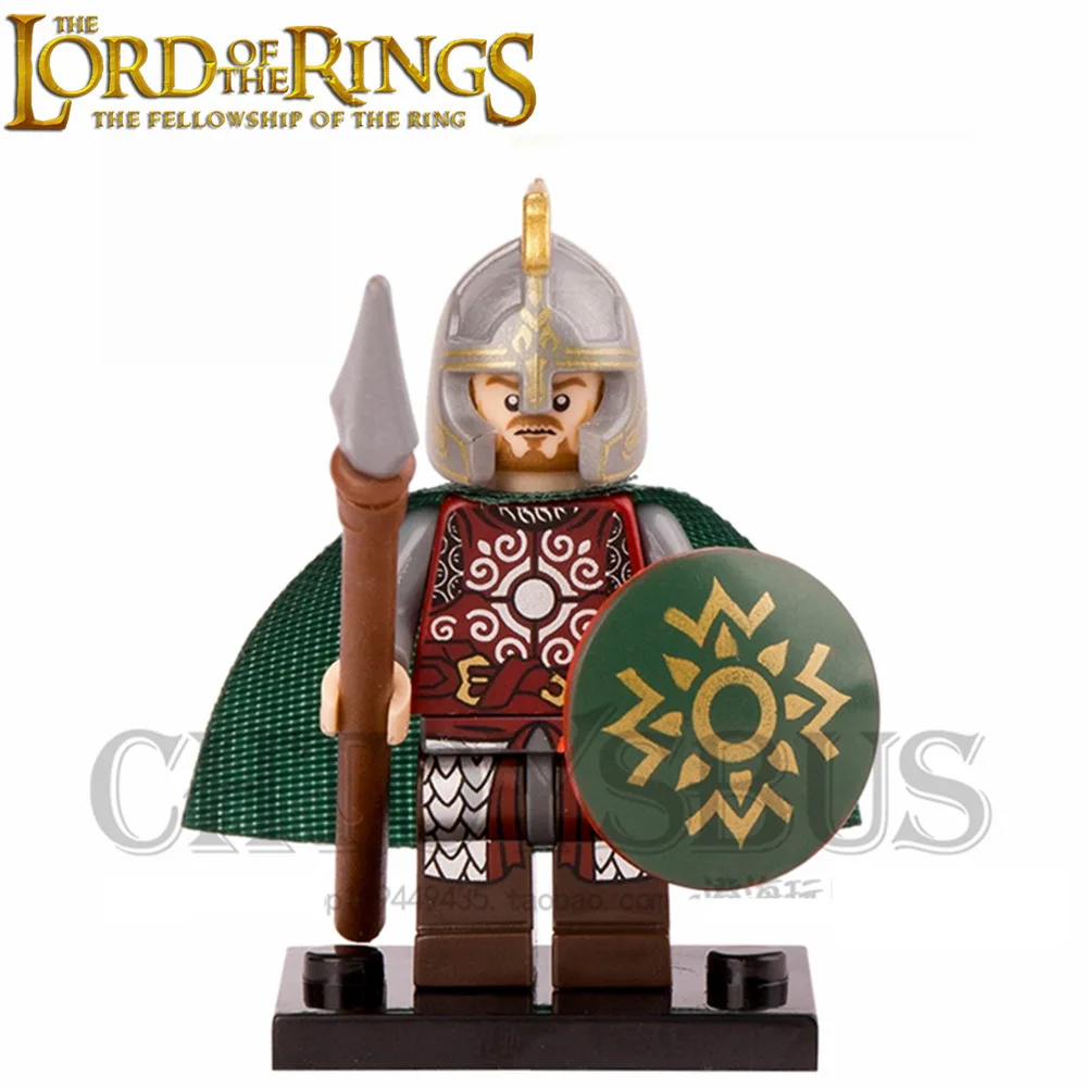 Властелин колец Хоббит Рохан эомер с щитом Theoden Grima Aragorn Boromir minifig Сделай Сам