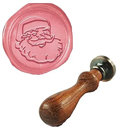 Винтажный Рождественский подарок с изображением Санта Клауса на лицо свадебные