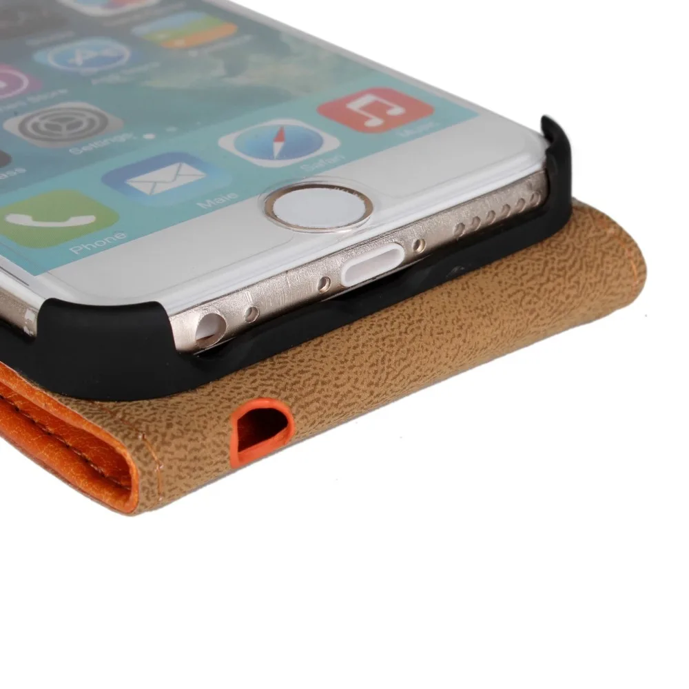 Топ Ретро Crazy Horse кожаный чехол с магнитной пряжкой Вертикальный флип для iPhone 4 и 4S