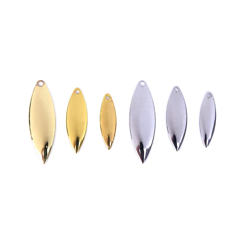 

50pcs Fishing Spinnerbait Lures Double Willow Blade Spinner Baits Accessories for Bass Pike Tiger Muskie Metal Jig Lure