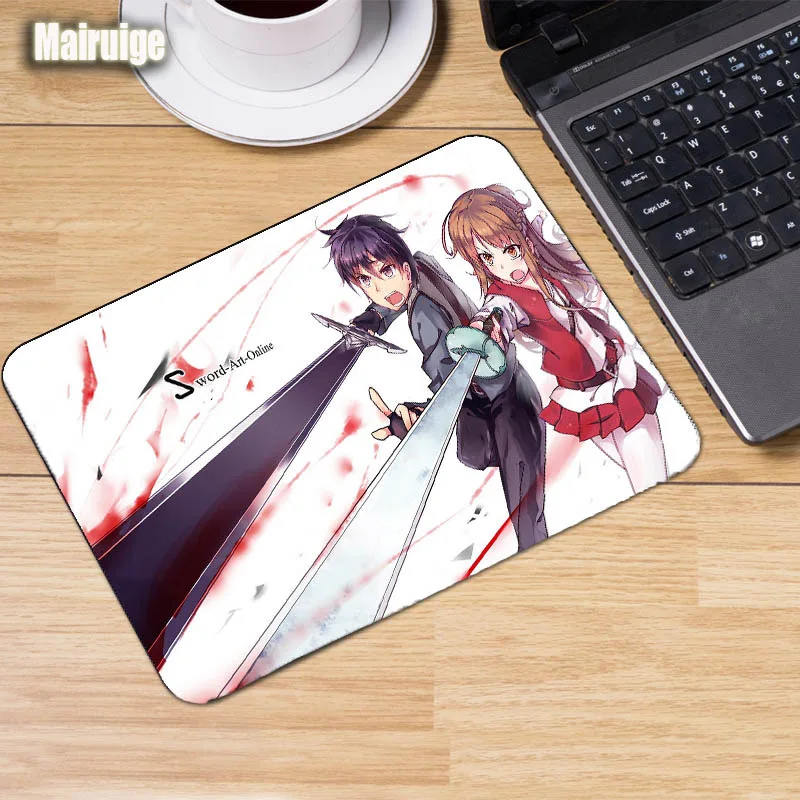 Mairuige аниме для девочек Мышь pad SAO меч асуны Art Online узор украшенный принтом коврик