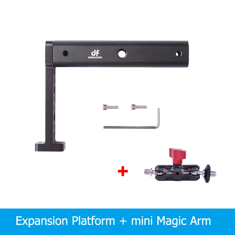 DIGITALFOTO DJI RONIN S RONIN SC gimbal аксессуары для зрения, удлинение нижней части шеи, ручка для перевернутой съемки, подключение для крана 2 - Цвет: Черный