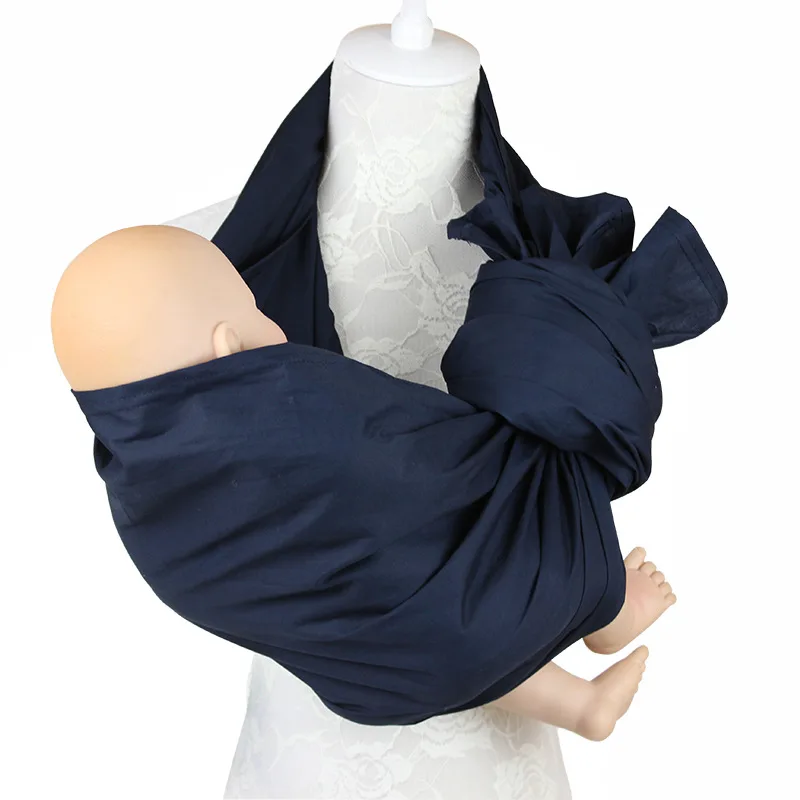 Cotton Sling blue Летний водонепроницаемый слинг обертывание мешок мягкий эргономичный ребенок Kangraoo Перевозчик шестерни младенческой новорожденных кольцо слинг Быстросохнущий держатель носитель - Цвет: Cotton Sling blue