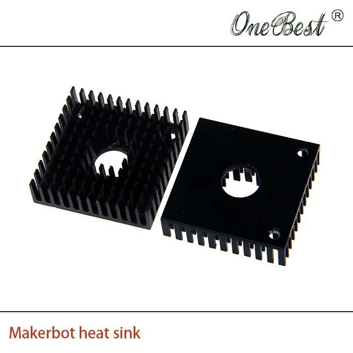 10 шт./лот 40x40x11 мм радиатор для MK7/MK8 3D принтер экструдер теплоотвод Makerbot установка