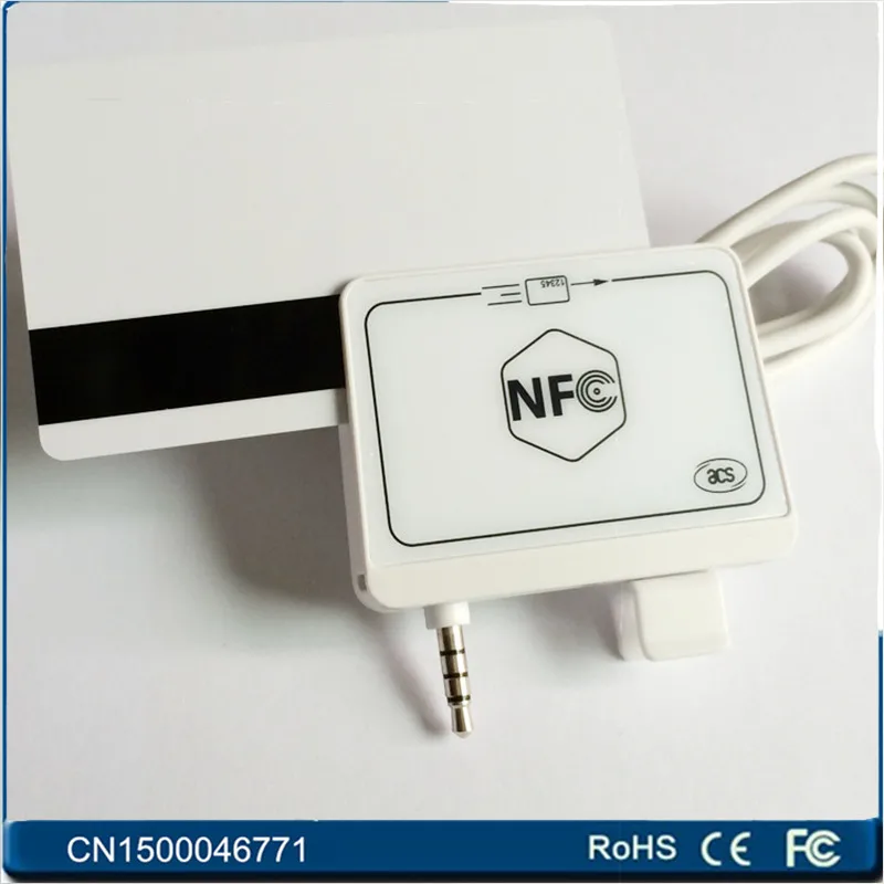 Мини 35 мм Аудио Разъем ACR35 MobileMate Смарт NFC RFID Считыватель Карт Писатель 13.56 мГц Для