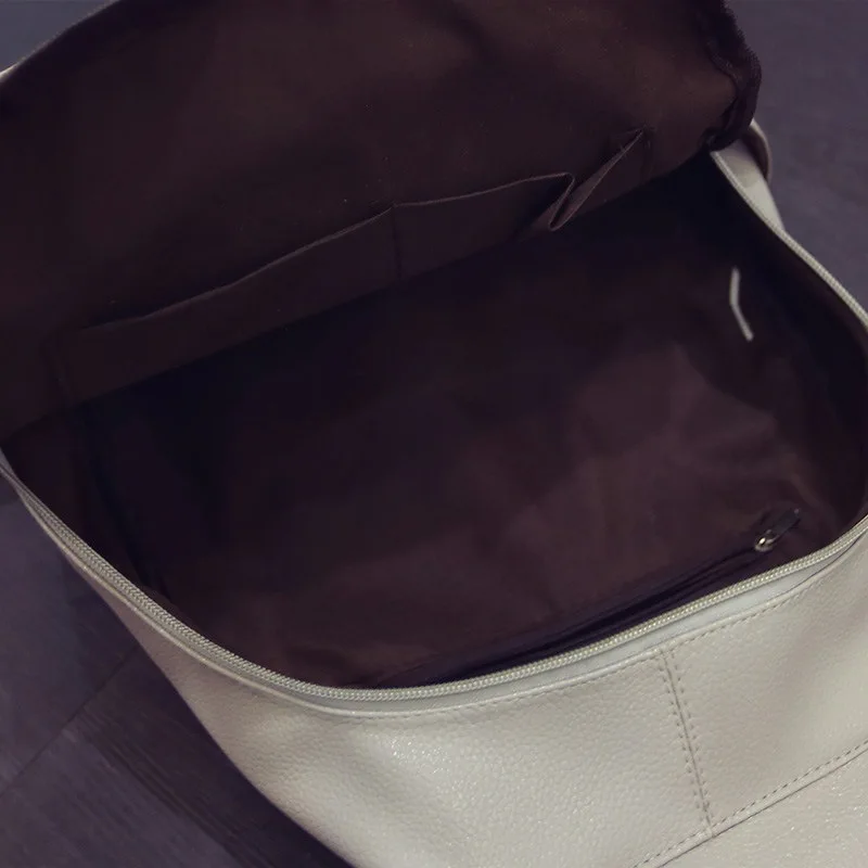 Новые модные высококачественные моющиеся кожаные женские рюкзаки повседневные