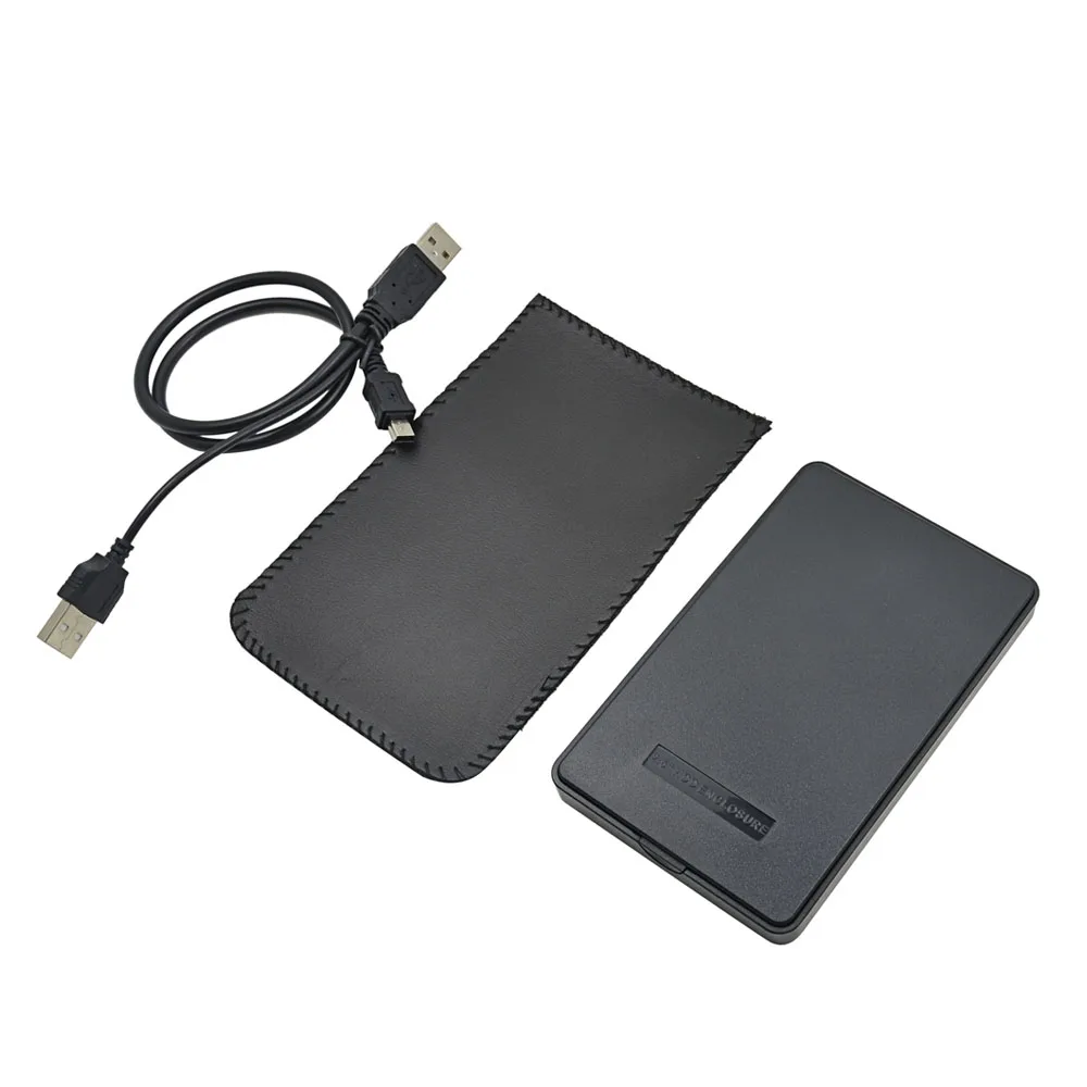 Высококачественный чехол для жесткого диска 2 5 дюйма с USB 0 на IDE черный корпус