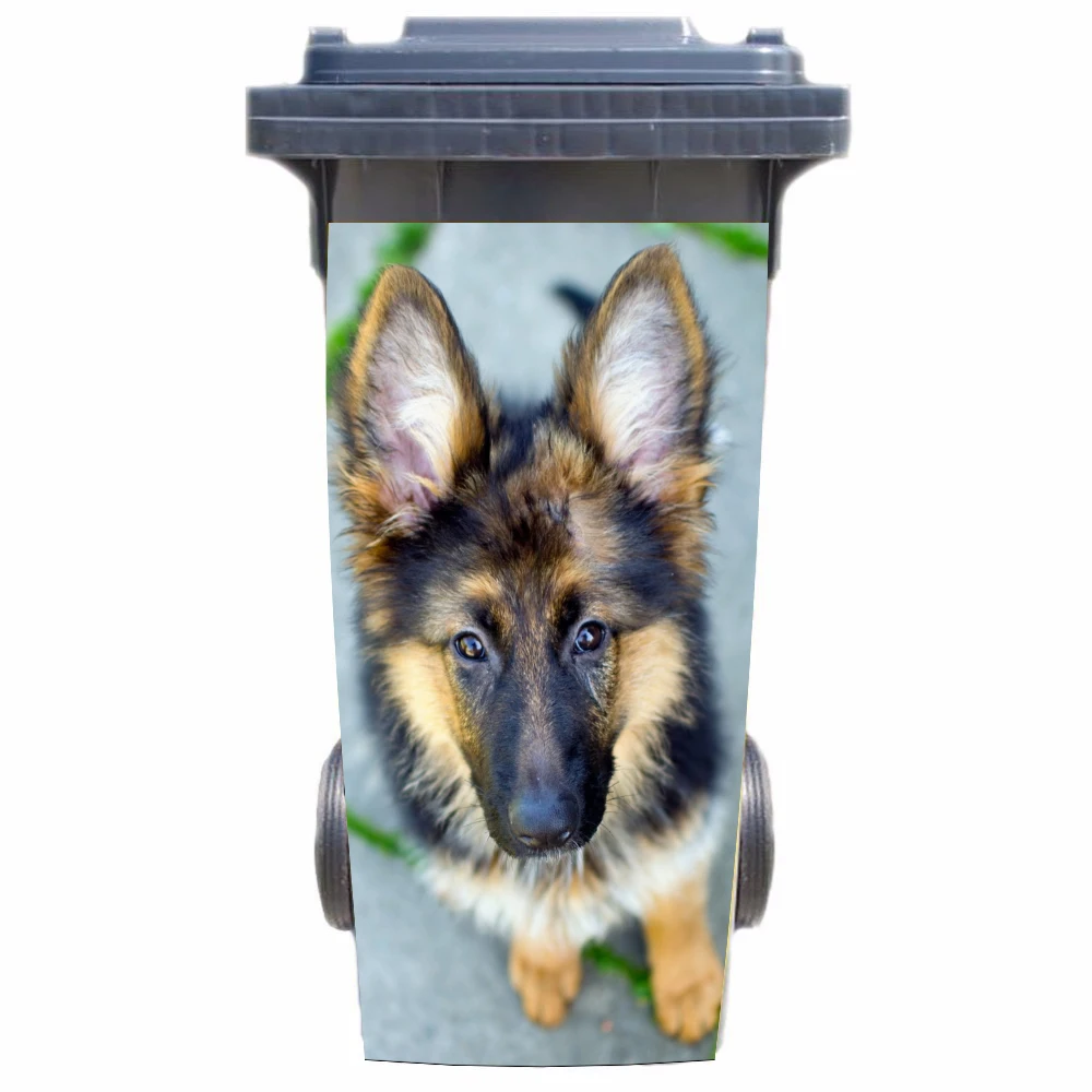 DIY pet 3D в виде милой собачки съемный водостойкий стикер этикеты Для Мусора корзина