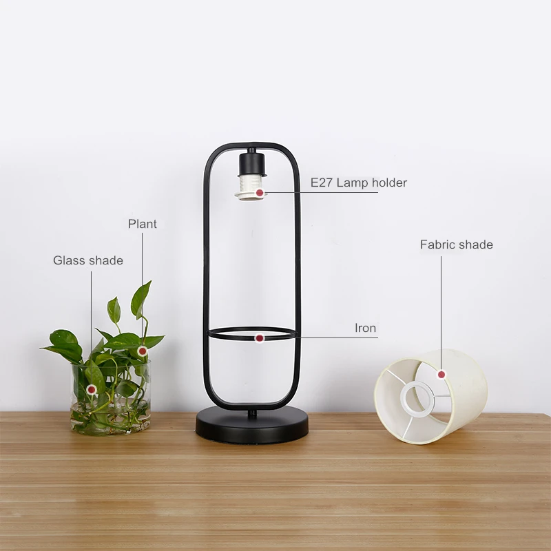 Цветочная настольная лампа TRAZOS в стиле арт-деко сенсорный переключатель для