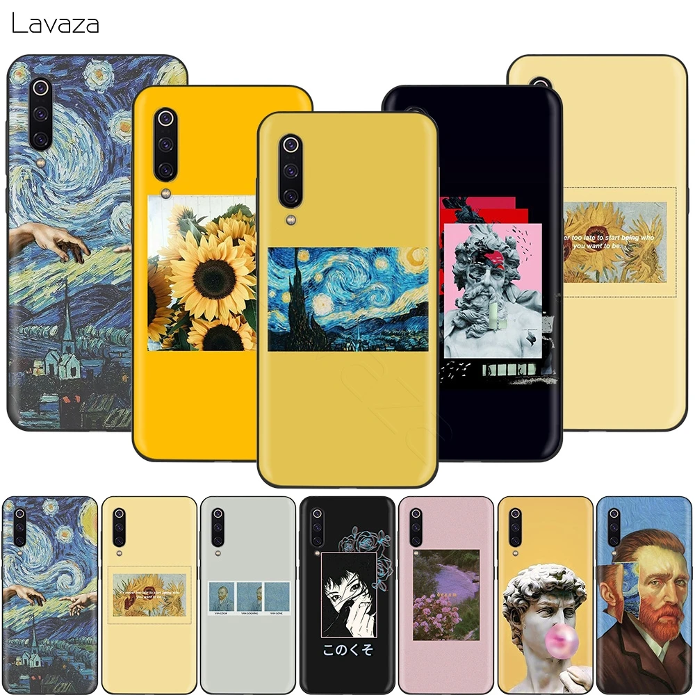 Чехол Lavaza с великолепным художественным рисунком Ван Гога для Xiaomi Mi 9 Pro 8 6 A1 A2