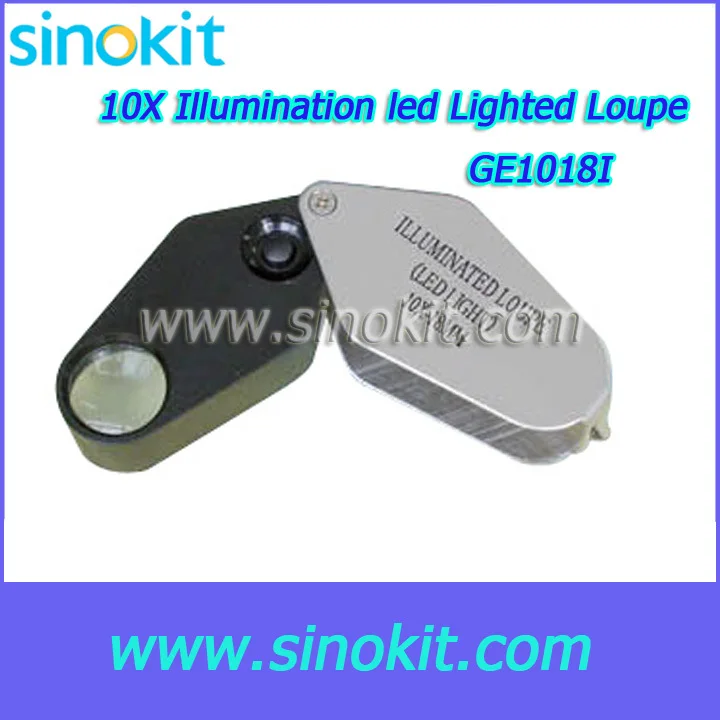 

Светодиодный светильник для улучшенной проверки диаметром 10x18 мм Стеклянная флупа-GE1018I