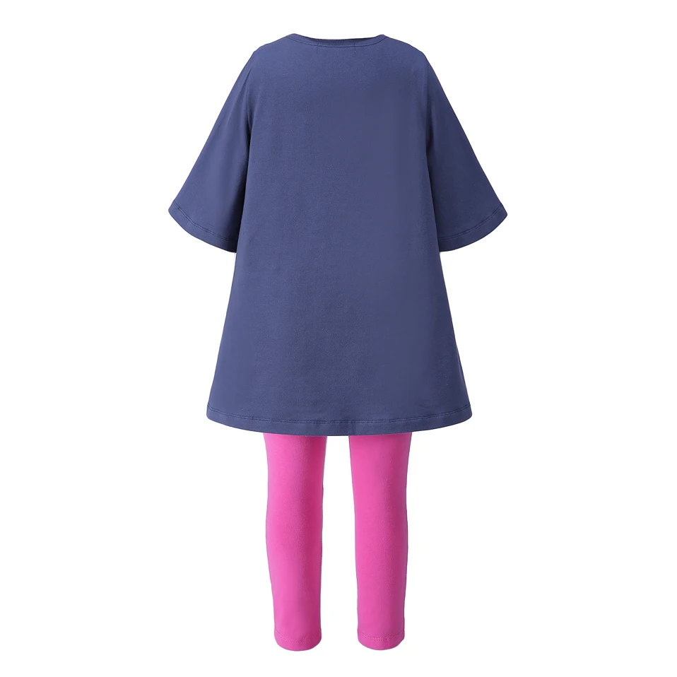 Pettigirl/Мода 2020 # Buy 2 1 Бесплатная доставка летний комплект для девочек розовый