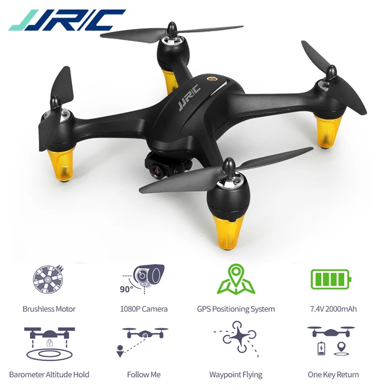 Профессиональный радиоуправляемый Дрон с камерой HD 5G Wifi FPV 1080 P бесщеточный