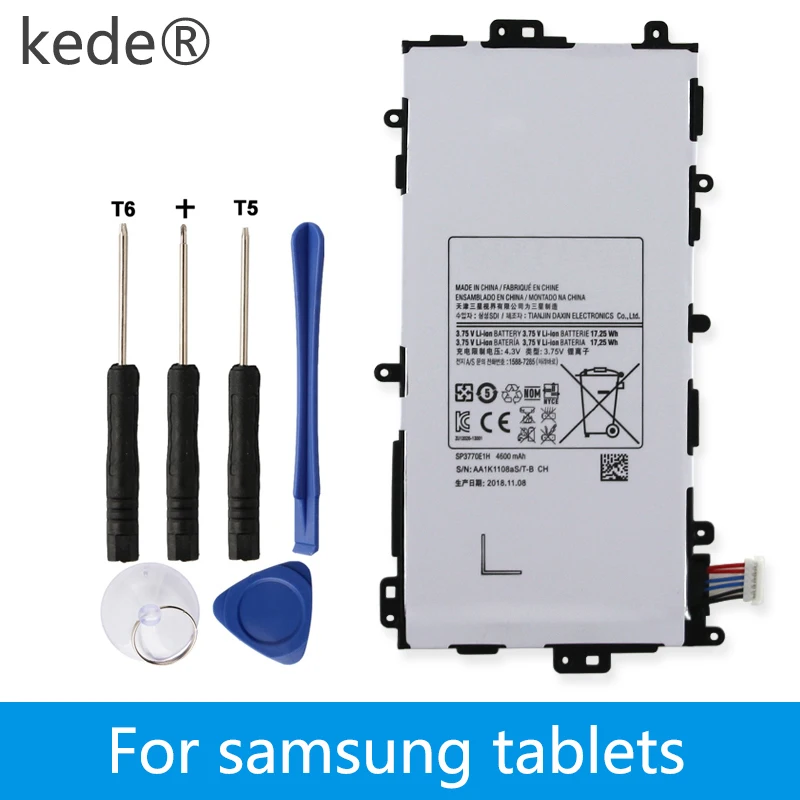 Аккумулятор для планшета kede SP3770E1H N5100 N5120 Samsung Galaxy Note 8 0 3G|Аккумуляторы ноутбуков| |